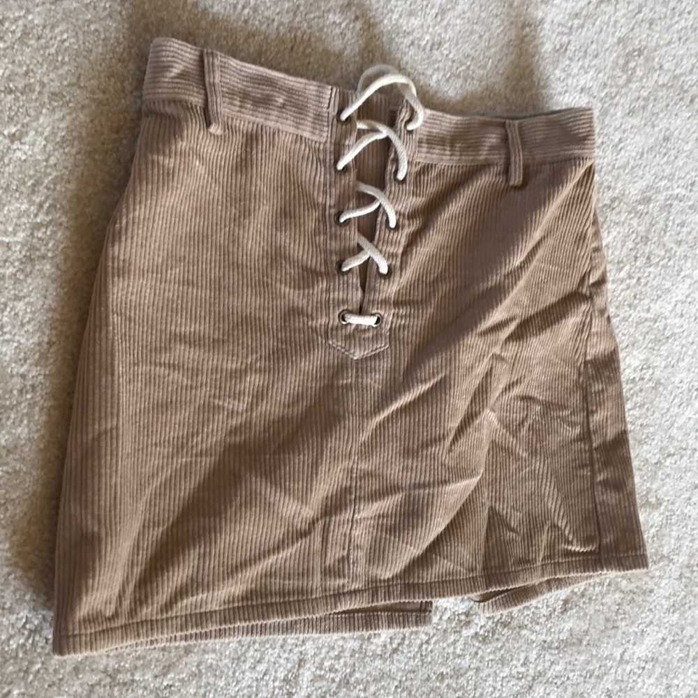 Kendall and Kylie corduroy skirt